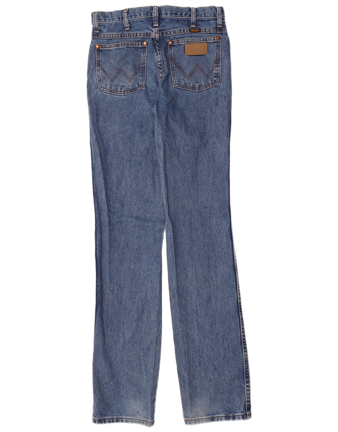 Wrangler Womens Straight Jeans W29 L36 Blue Cotton