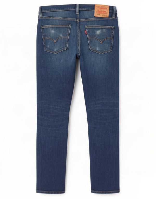 Levi's Mens 510 Skinny Jeans W34 L30 Navy Blue