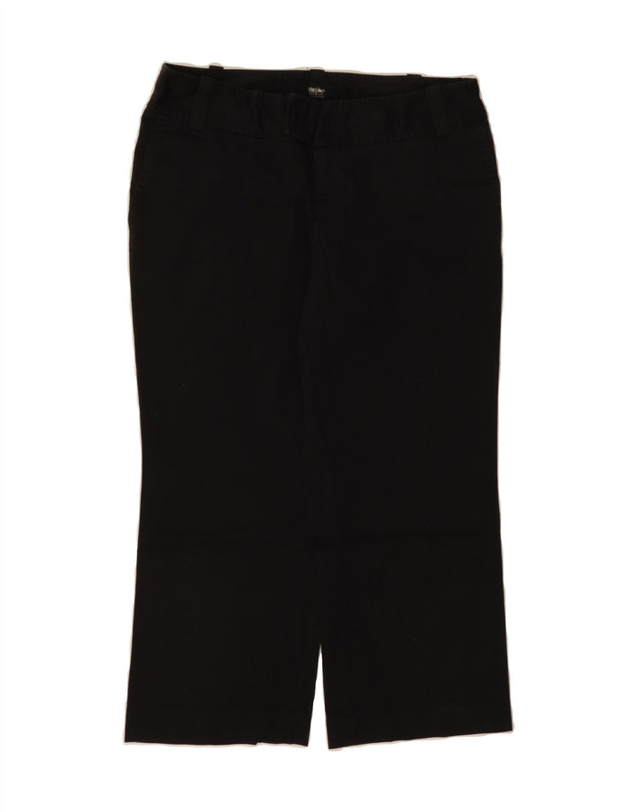 MOSSIMO Womens Stretch Straight Capri Trousers US 2 XS W28 L21 Black Vintage Mossimo and Second-Hand Mossimo from Messina Hembry 
