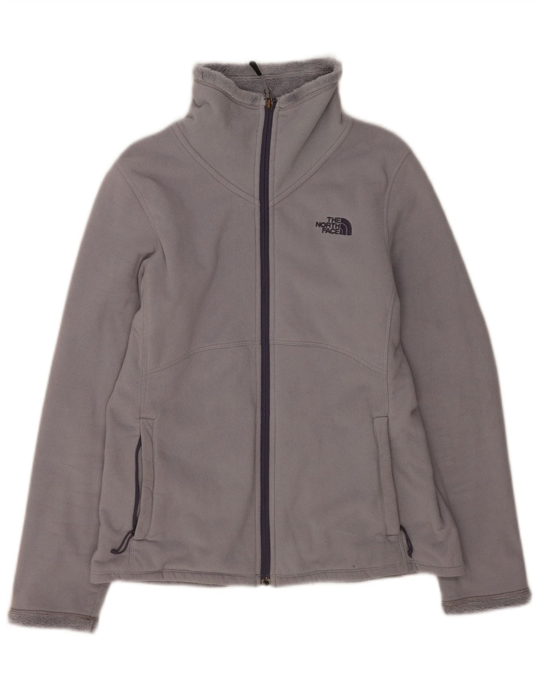 The North Face Womens Fleece Jacket UK 14 Medium Purple Polyester