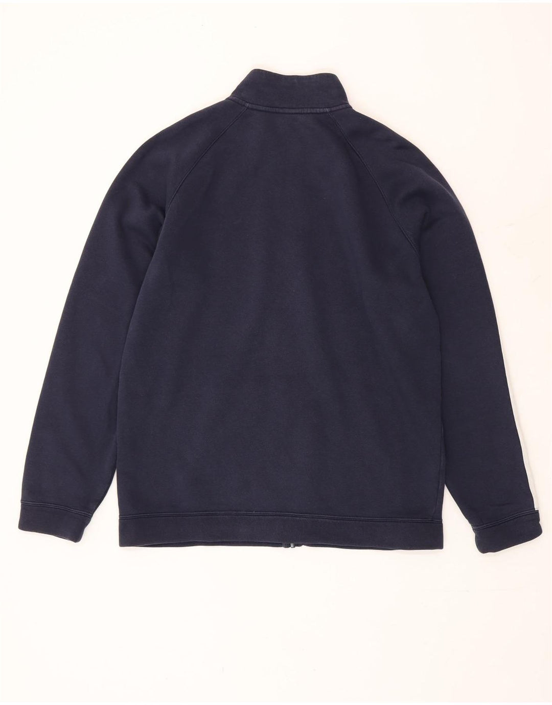 Nike Mens Tracksuit Top Jacket Large Navy Blue Colourblock Cotton