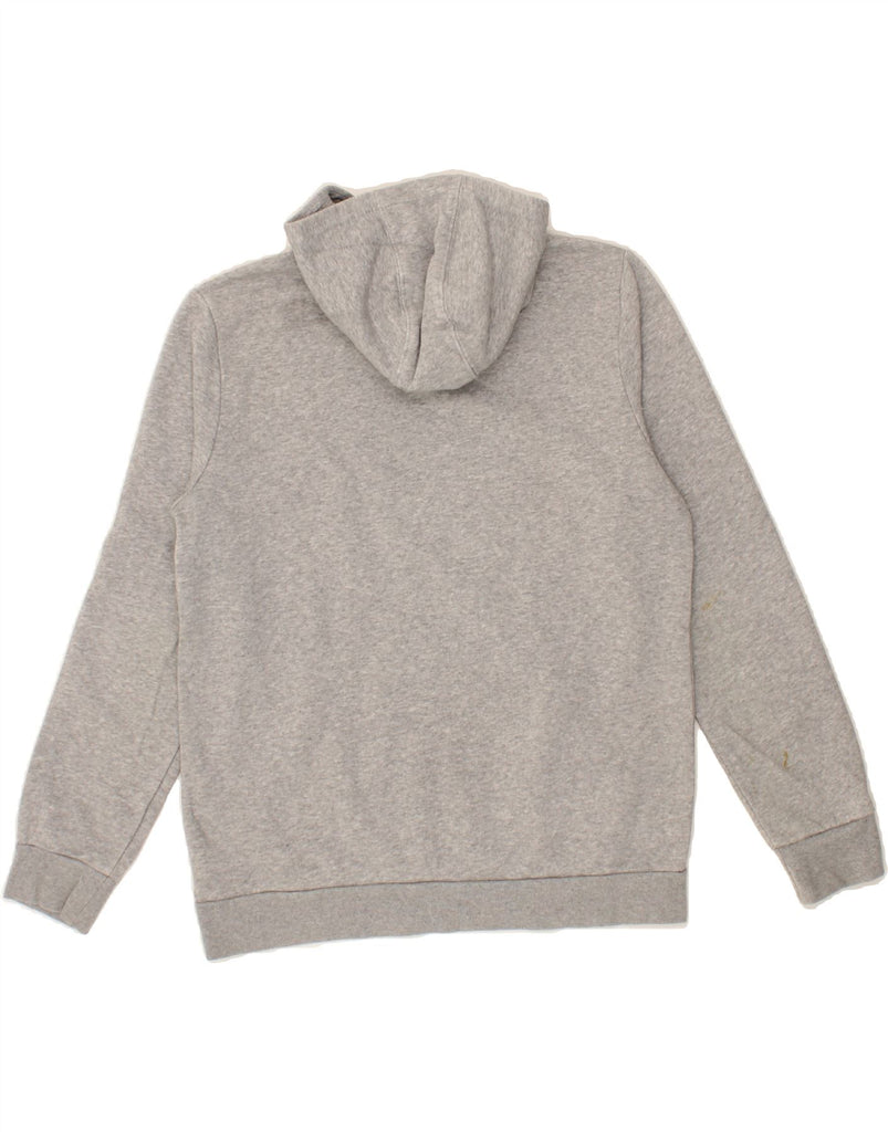 ADIDAS Boys Hoodie Jumper 15-16 Years Grey Cotton Vintage Adidas and Second-Hand Adidas from Messina Hembry 