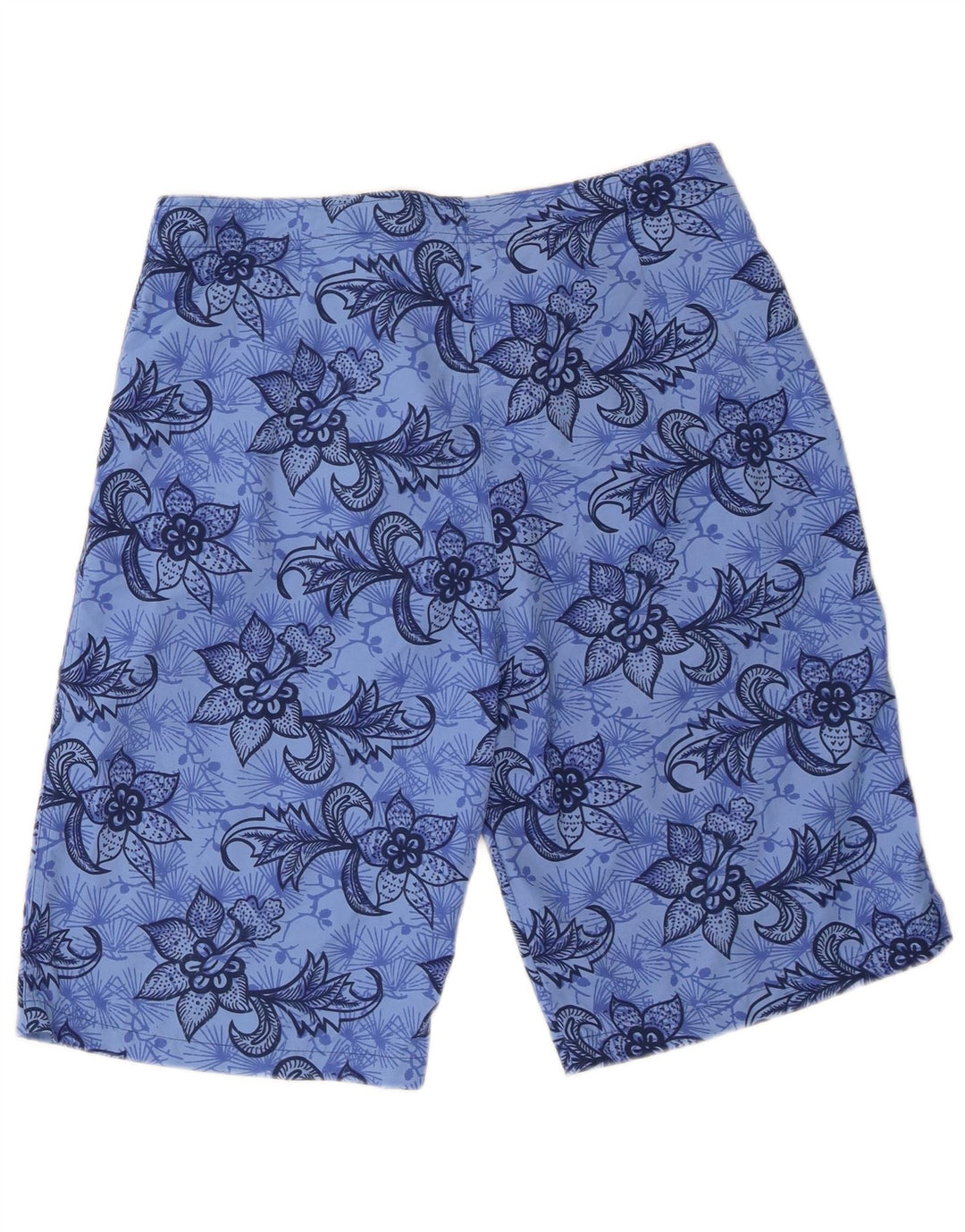 Champion Mens Swimming Shorts Large  Blue Floral Polyamide Beach