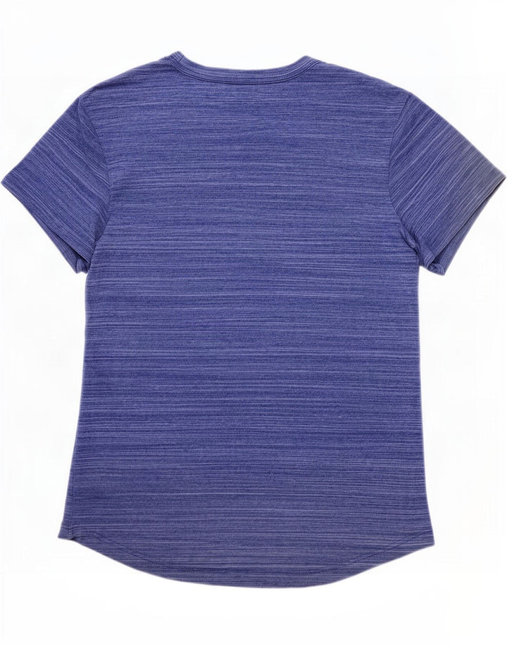 G-Star Mens T-Shirt Top Medium Blue Flecked Polyester