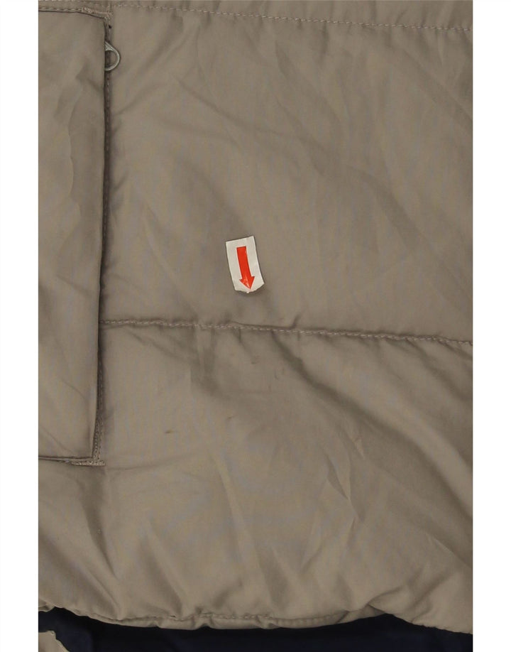 Nike Boys Padded Gilet 10-11 Years Medium Grey Colourblock Polyester