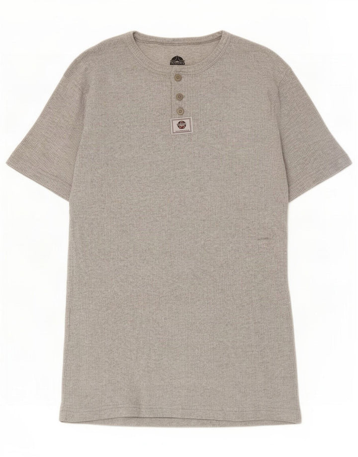 Vintage Mens T-Shirt Top Large Grey