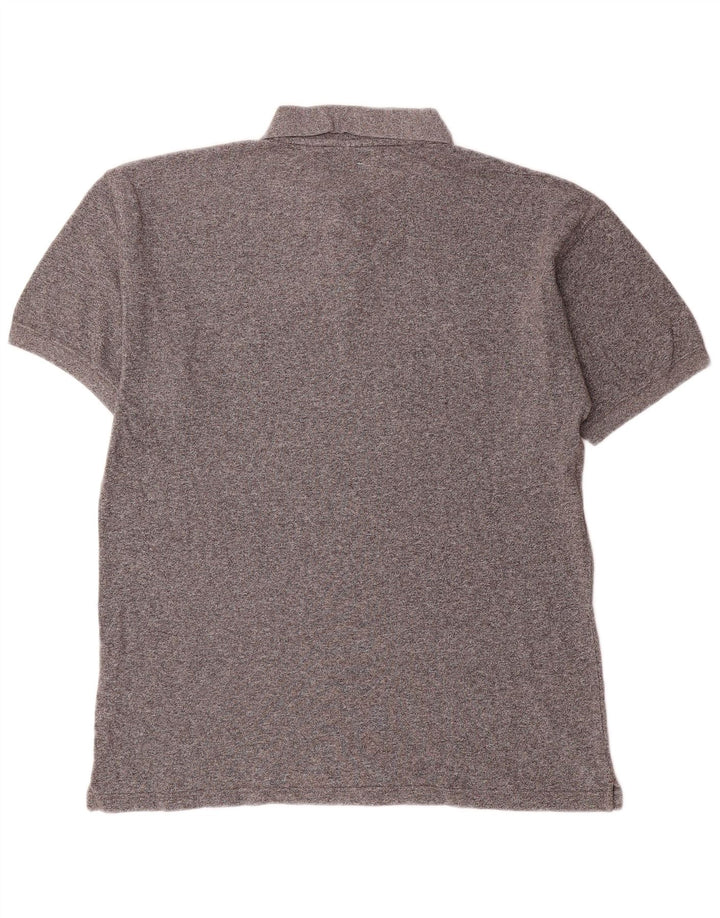 Champion Mens Polo Shirt Large Grey Flecked