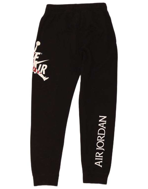 Jordan Girls Graphic Tracksuit Trousers Joggers 13-14 Years XL Black