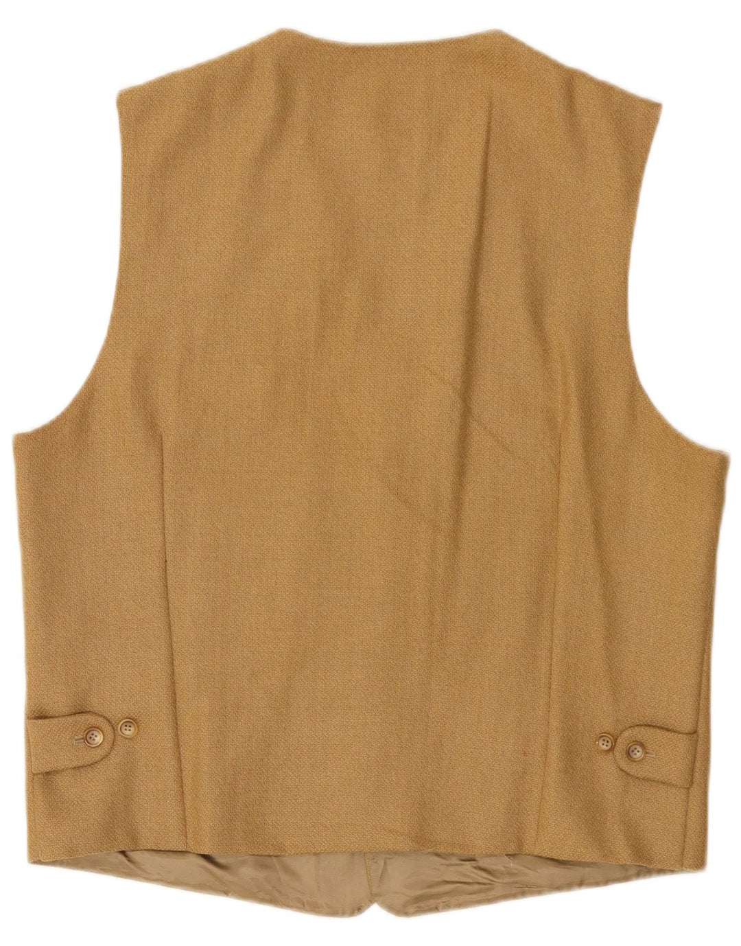 Pierre Cardin Mens Waistcoat IT 48 Medium Brown Wool