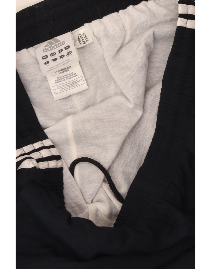 ADIDAS Mens Tracksuit Trousers Medium Black Polyester
