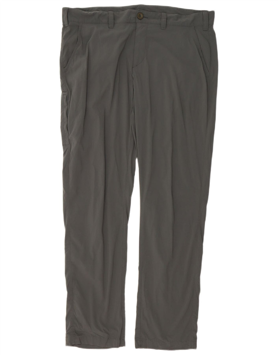 EDDIE BAUER Mens Slim Cargo Trousers W38 L32 Grey Nylon