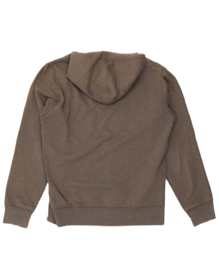 THE NORTH FACE Mens Graphic Hoodie Jumper Small Grey Cotton
