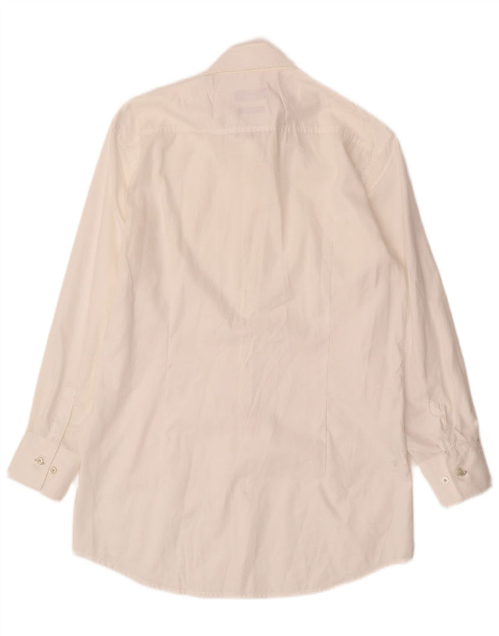 HUGO BOSS Mens Slim Fit Shirt Size 38 15 Medium White Cotton