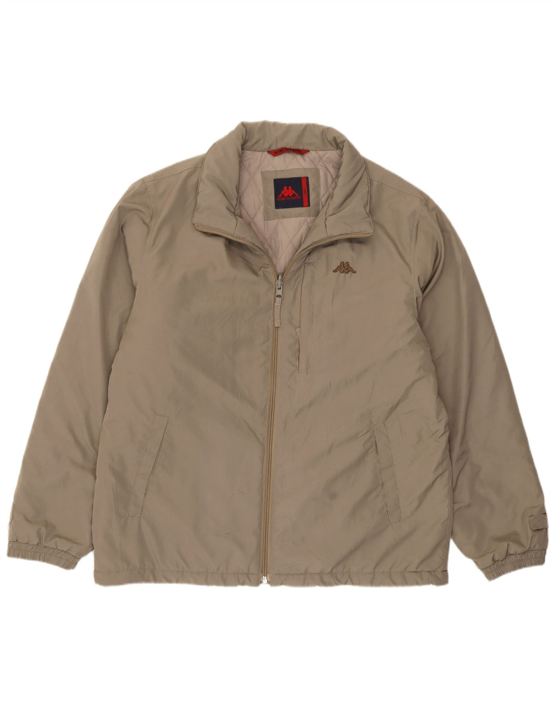 Kappa Mens Padded Jacket UK 40 Large Brown Polyamide