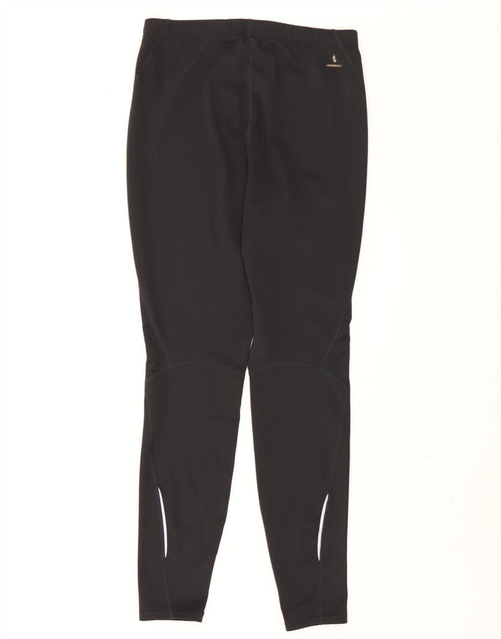 New Balance Womens Leggings UK 14 Large  Black Polyester