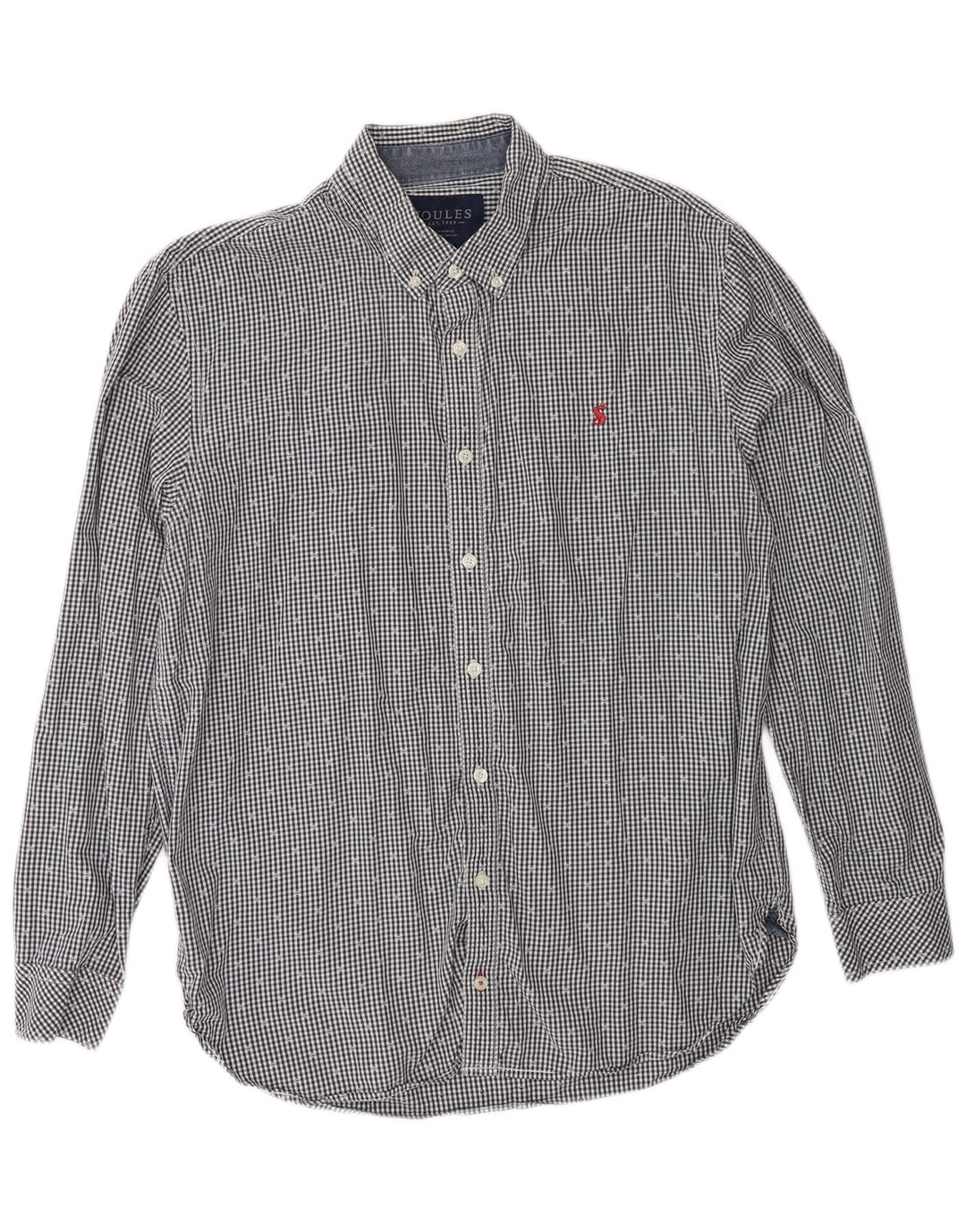 Joules Mens Shirt Large Navy Blue Gingham