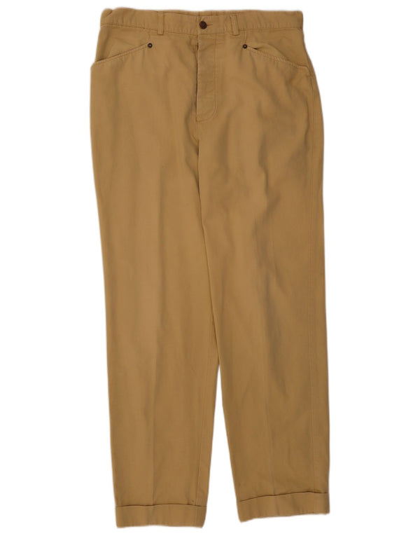 Boden Mens Straight Casual Trousers W34 L30 Beige