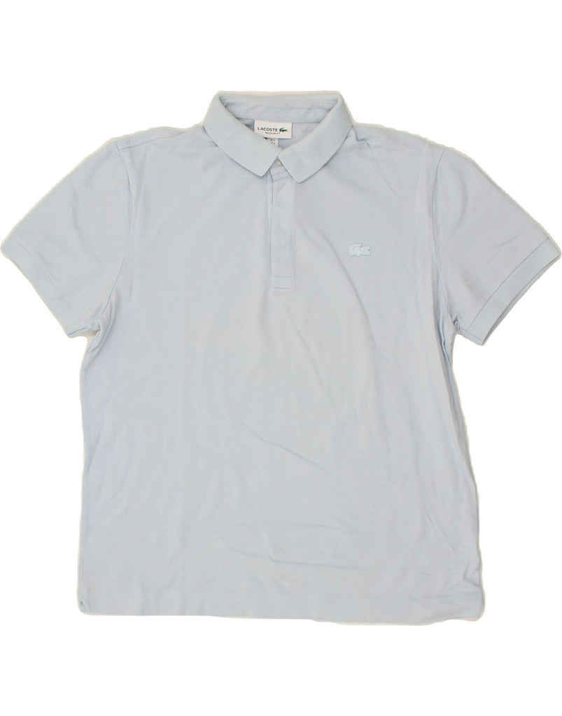 LACOSTE Mens Polo Shirt Size 5 Large Blue Cotton Vintage Lacoste and Second-Hand Lacoste from Messina Hembry 