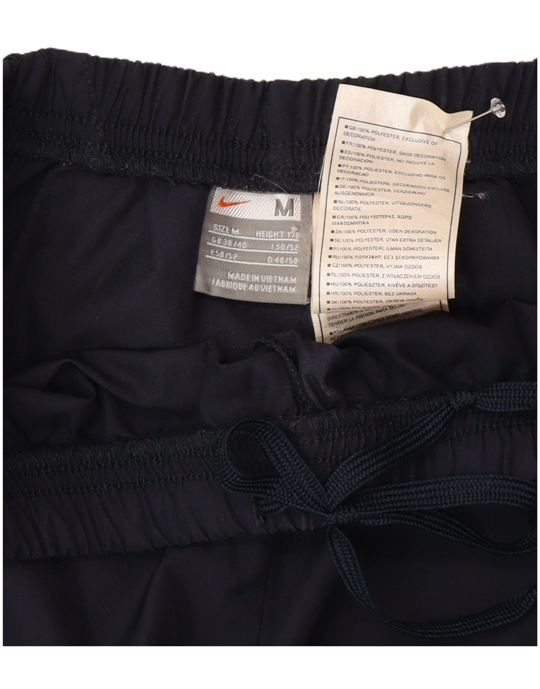 Nike Mens Tracksuit Trousers Joggers Medium Navy Blue Colourblock