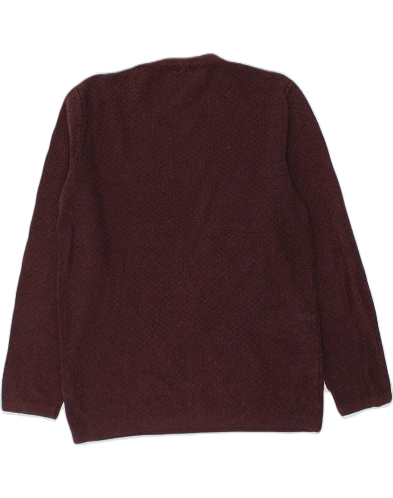 JACK & JONES Mens Crew Neck Jumper Sweater XL Maroon Cotton | Vintage Jack & Jones | Thrift | Second-Hand Jack & Jones | Used Clothing | Messina Hembry 