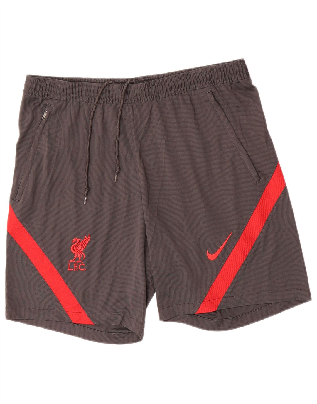 NIKE Mens Liverpool Sport Shorts Large  Black Colourblock Polyester