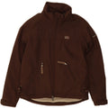 NAPAPIJRI Boys Windbreaker Jacket 7-8 Years Brown Vintage Napapijri and Second-Hand Napapijri from Messina Hembry 