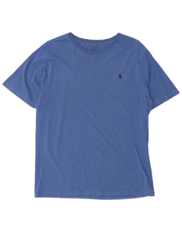 Polo Ralph Lauren Boys T-Shirt Top 15-16 Years XL Blue Cotton