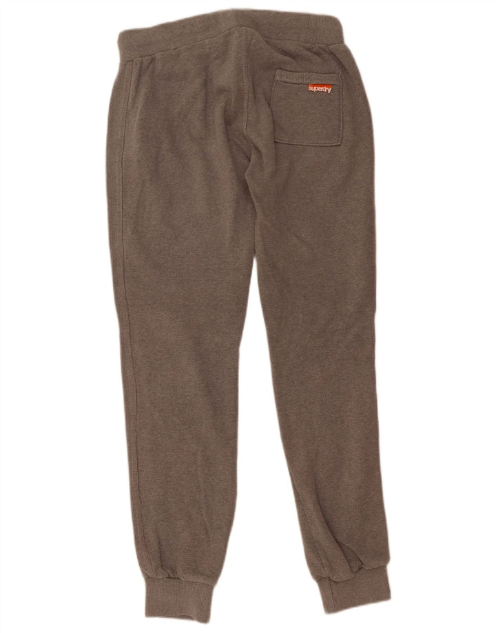 Superdry Womens Tracksuit Trousers Joggers UK 14 Medium Grey Flecked