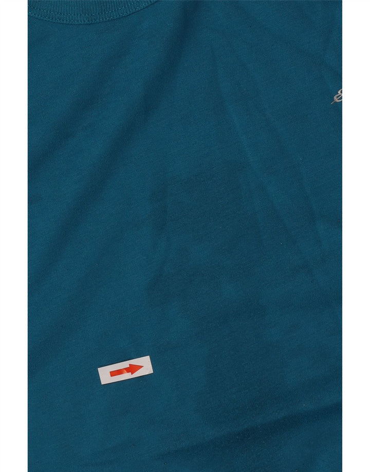 Eddie Bauer Boys T-Shirt Top 14-15 Years Large Blue Polyester