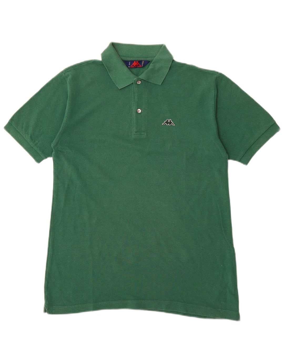 KAPPA Mens Polo Shirt Small Green Cotton