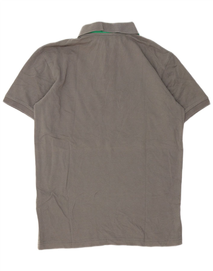 Refrigue Mens Polo Shirt Medium Grey Cotton
