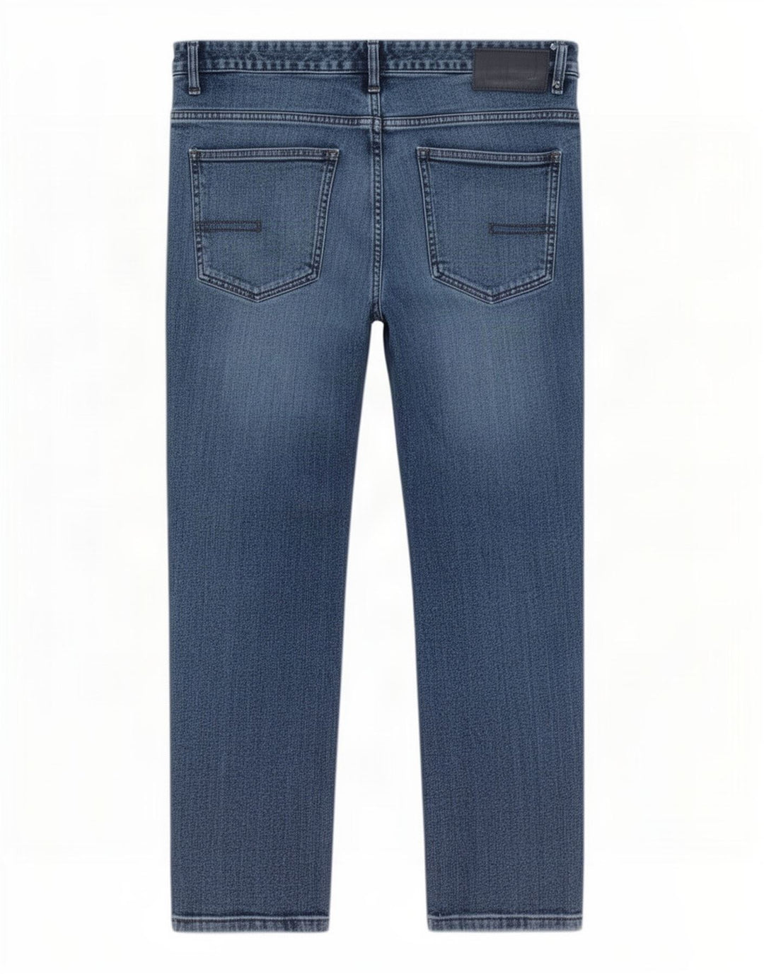 Calvin Klein Mens Straight Jeans W34 L26 Blue Cotton