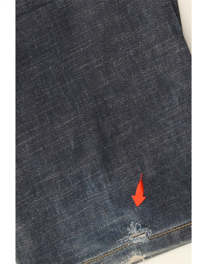 LEE Womens Maddox Straight Jeans W31 L33 Blue Cotton