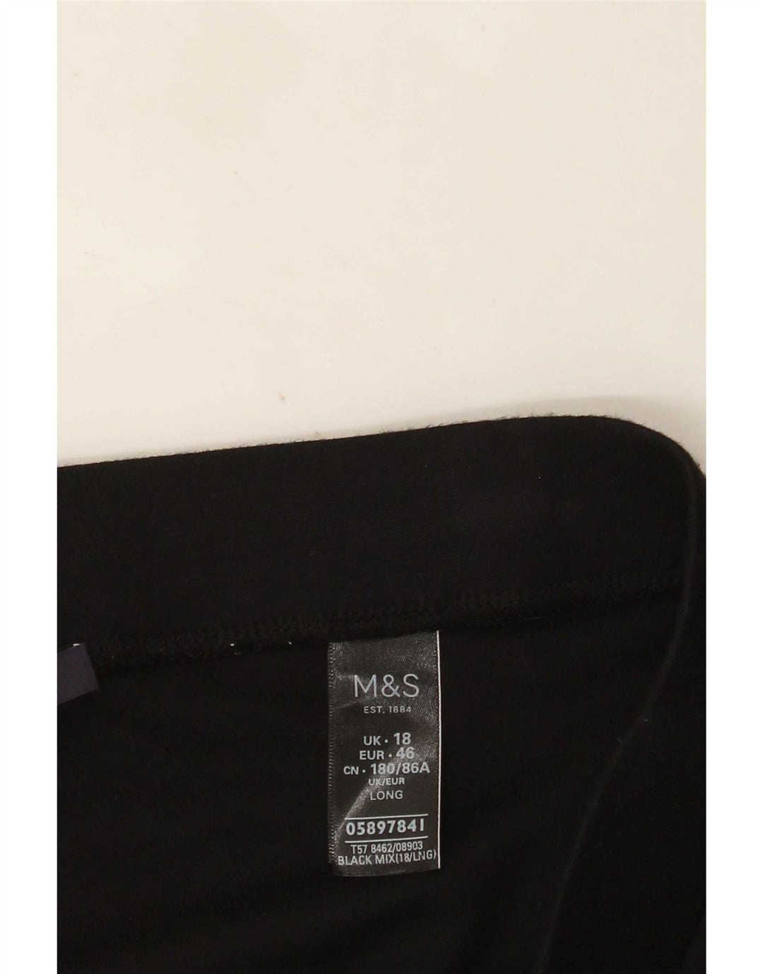 Marks & Spencer Womens Leggings UK 18 XL Black Viscose