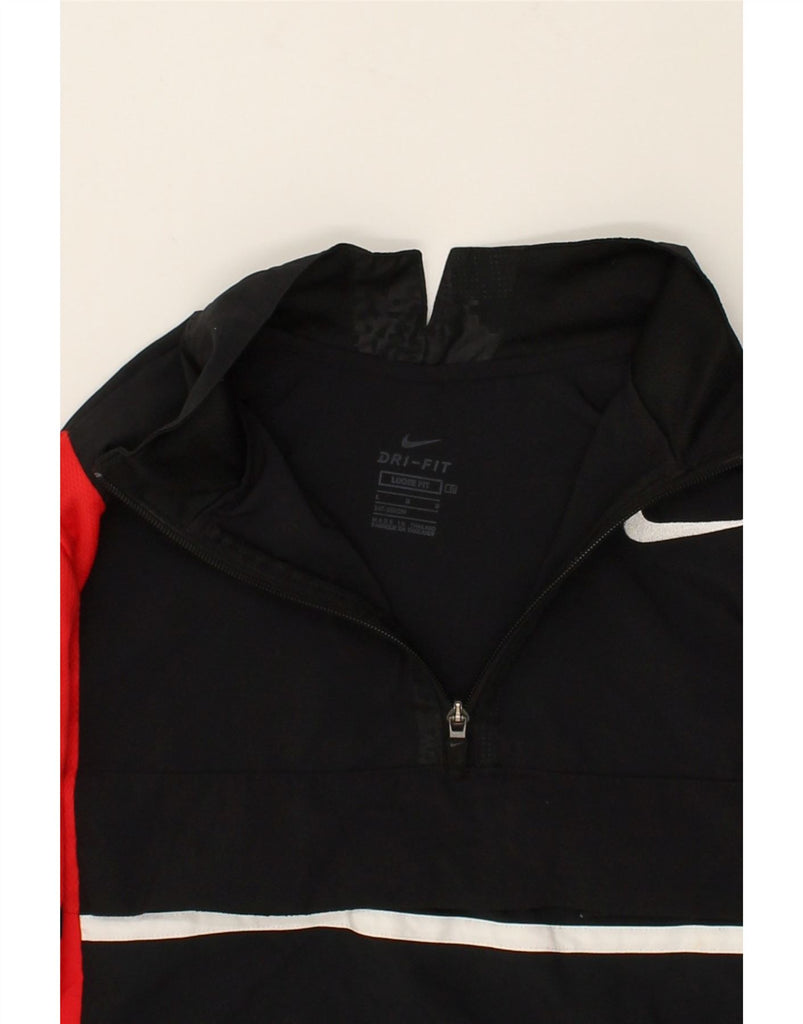 NIKE Boys Dri Fit Pullover Tracksuit Top Jacket 12-13 Years Large  Black | Vintage Nike | Thrift | Second-Hand Nike | Used Clothing | Messina Hembry 