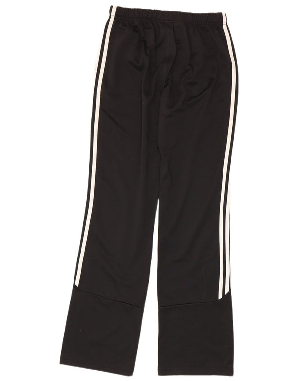 Adidas Girls Tracksuit Trousers 15-16 Years Black Colourblock Polyester