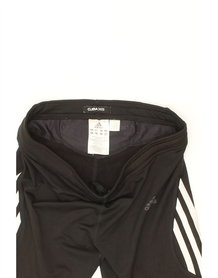 ADIDAS Womens Clima 365 Sport Shorts UK 14 Medium Black Polyester Vintage Adidas and Second-Hand Adidas from Messina Hembry 