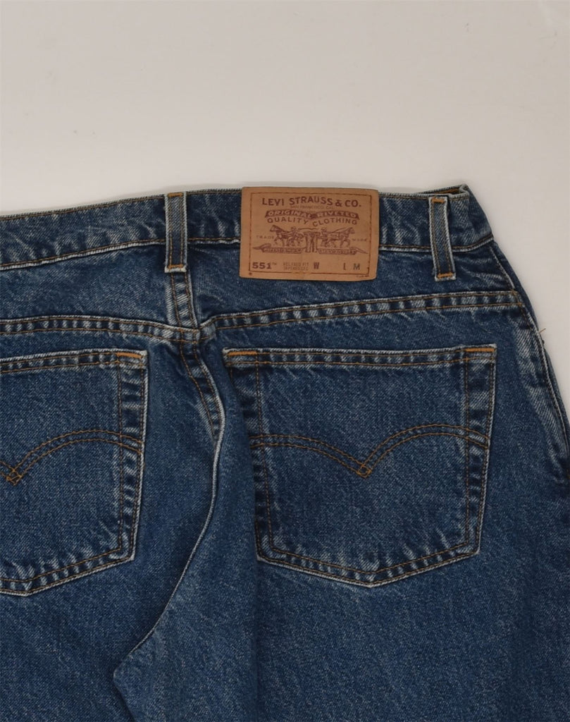 LEVI'S Womens 551 Tapered Jeans W30 L30 Blue | Vintage Levi's | Thrift | Second-Hand Levi's | Used Clothing | Messina Hembry 