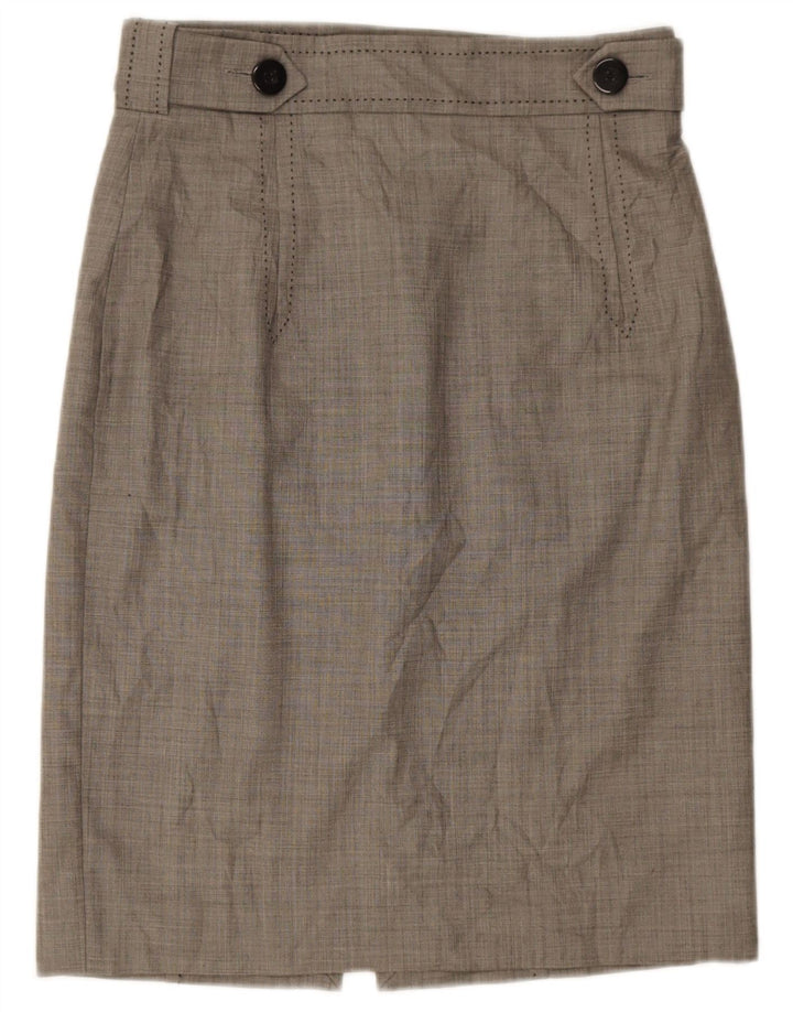 Coast Womens Pencil Skirt UK 14 Large W32  Grey Wool