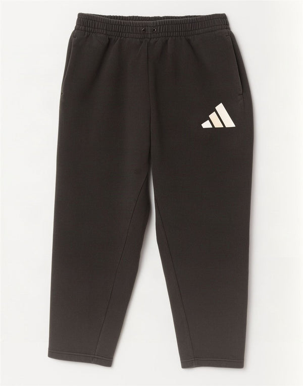 Adidas Mens Crop Tracksuit Trousers XL Black Polyester