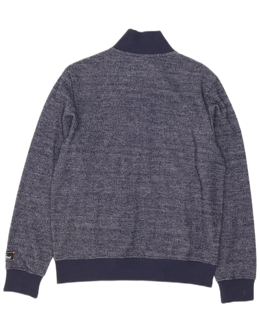 Sun68 Mens Cardigan Sweater Medium Navy Blue Polyester