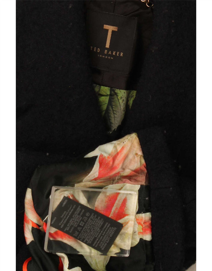 Ted Baker Womens Bolero Jacket UK 8 Small Black Wool