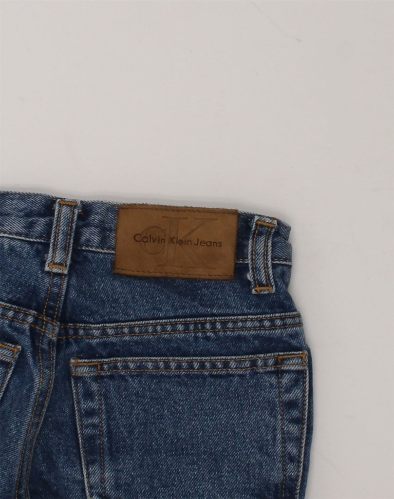 CALVIN KLEIN Boys Tapered Jeans 7-8 Years W23 L22  Blue Cotton | Vintage Calvin Klein | Thrift | Second-Hand Calvin Klein | Used Clothing | Messina Hembry 