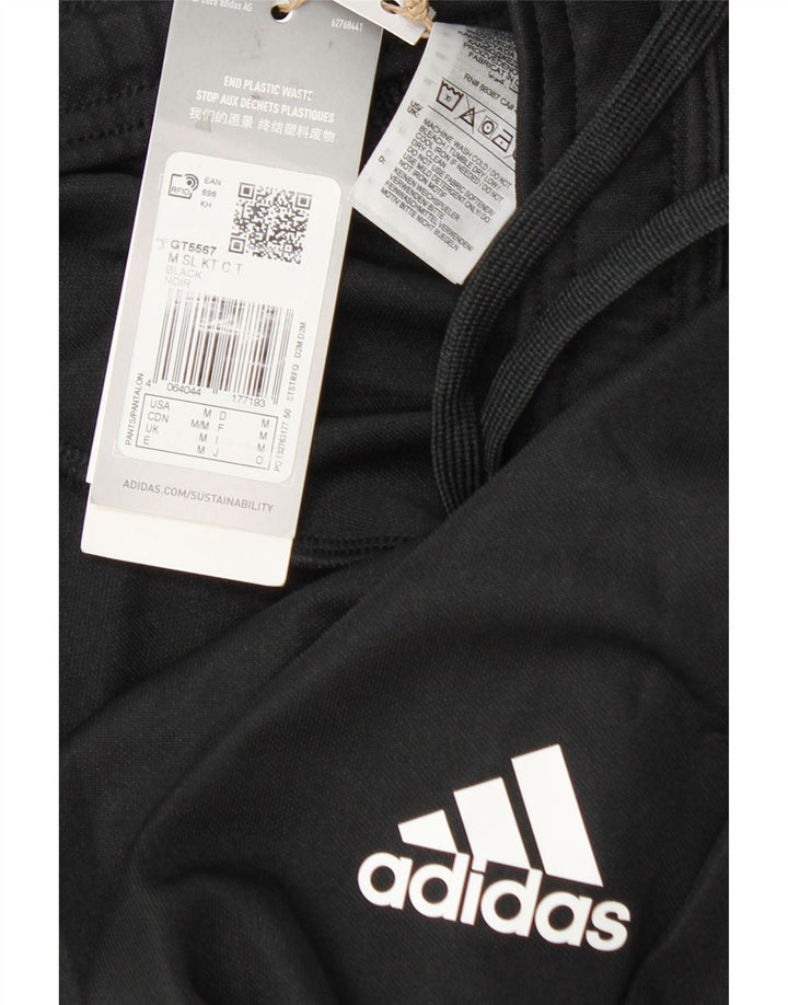 Adidas Mens Tracksuit Trousers Joggers Medium  Black Polyester