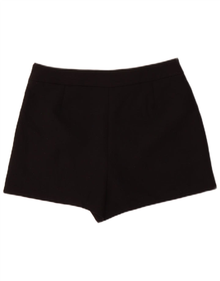 Zara Womens Casual Shorts Medium W28 Black Polyester