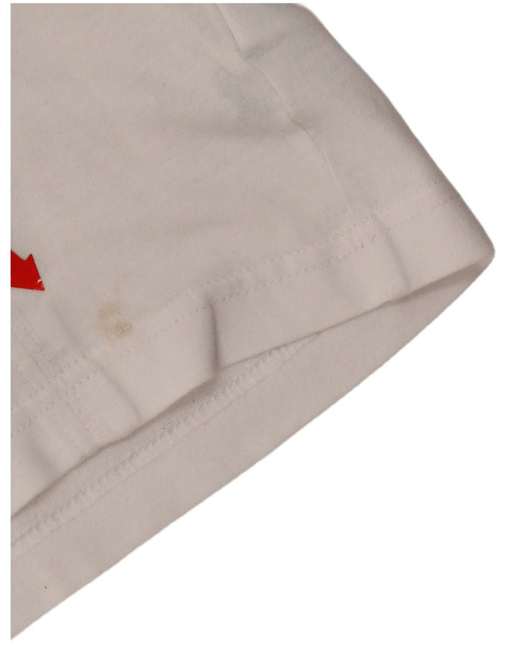 Adidas Mens T-Shirt Top XL White Cotton