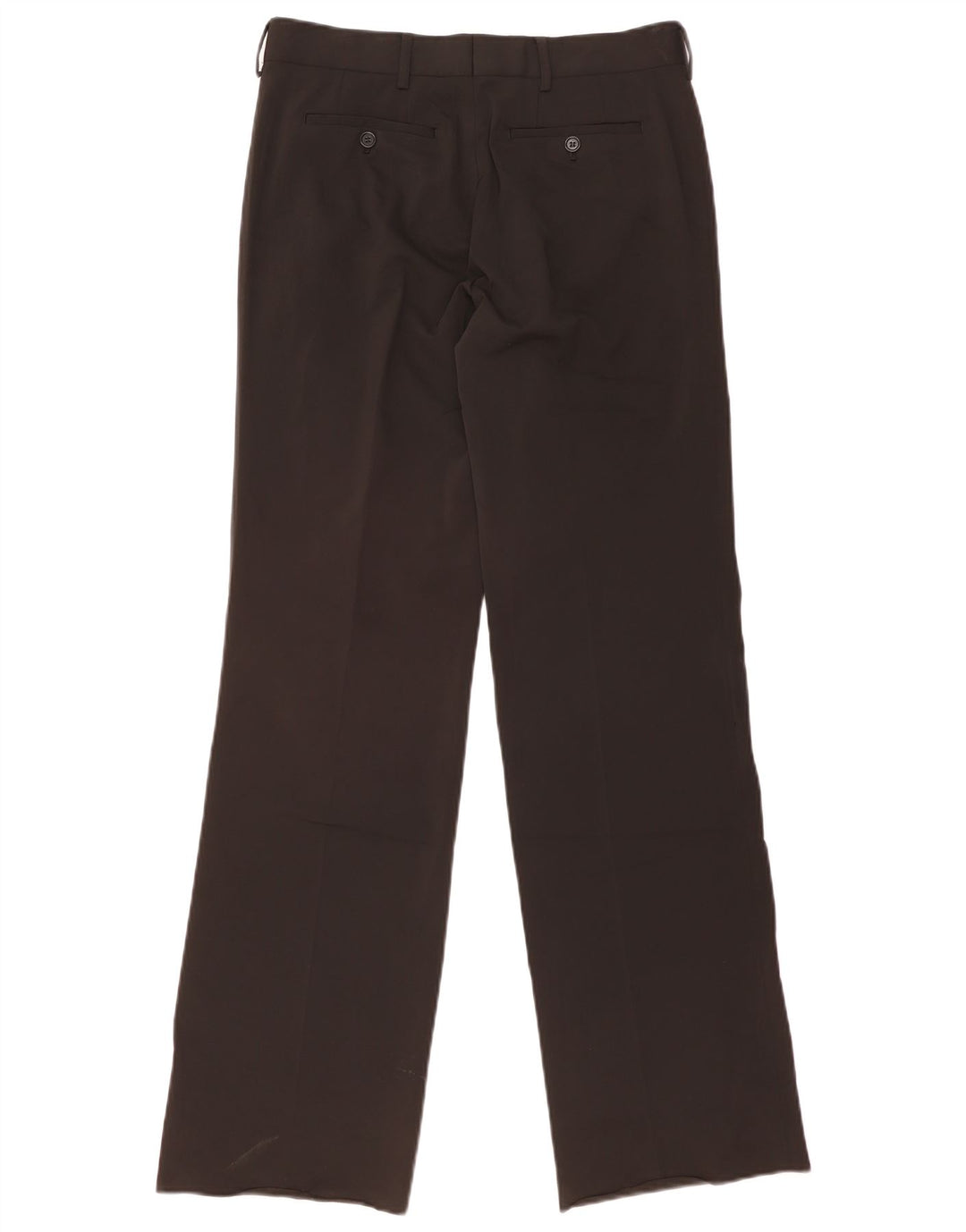 ZARA Mens Straight Chino Trousers EU 40 Medium W31 L34 Black Polyester