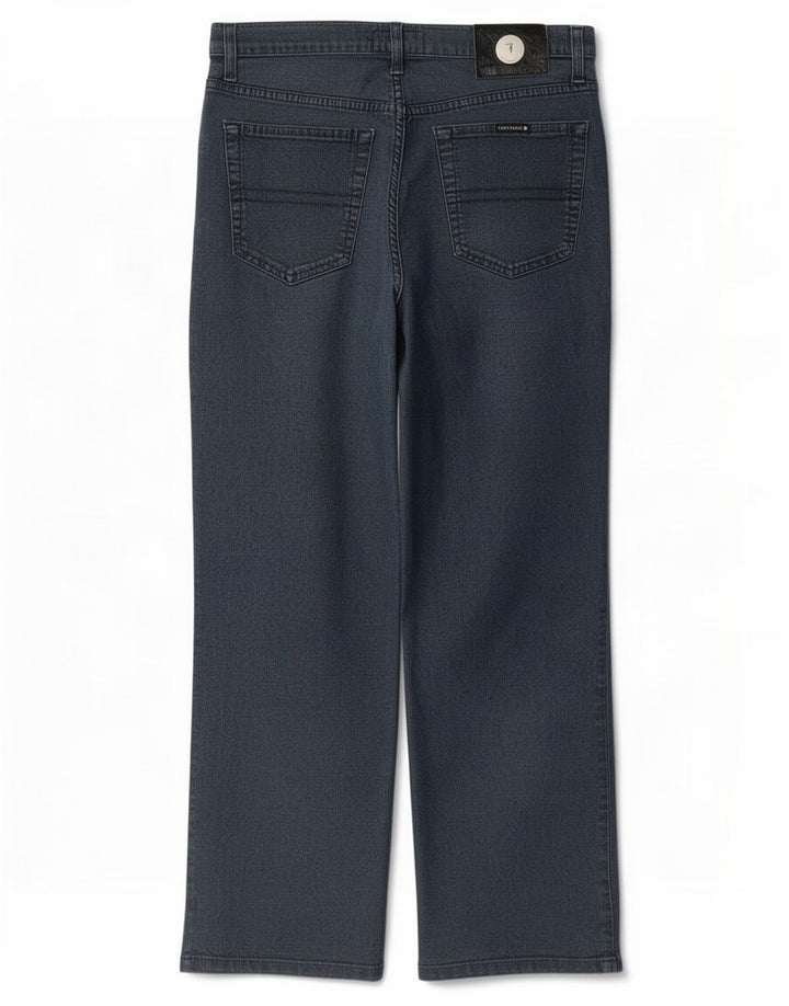 Trussardi Womens Straight Jeans W32 L27 Navy Blue