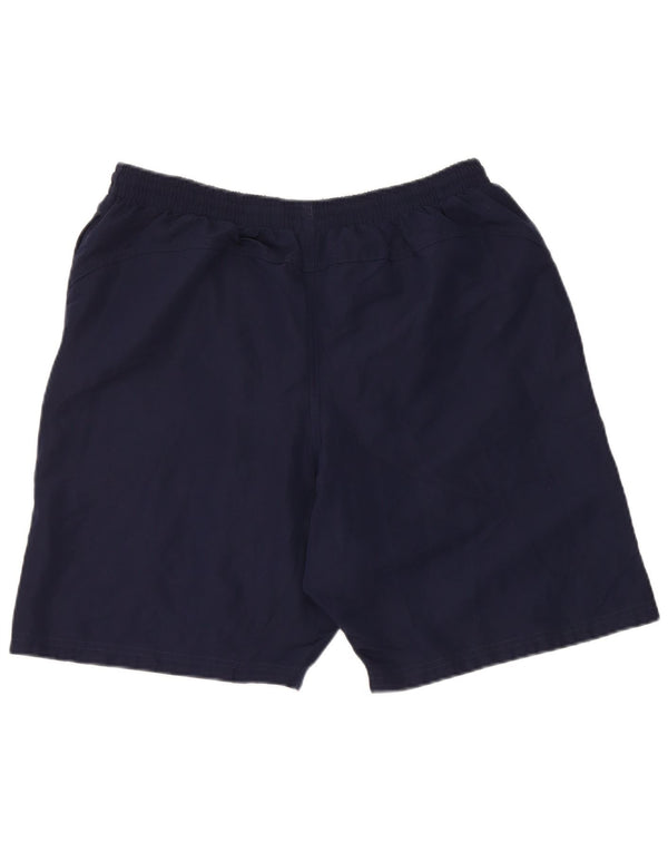 Umbro Mens Sport Shorts XL Navy Blue Polyester