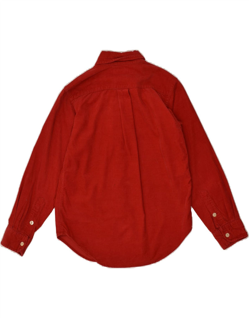 CHAPS Boys Corduroy Shirt 8-9 Years Small  Red Cotton | Vintage Chaps | Thrift | Second-Hand Chaps | Used Clothing | Messina Hembry 